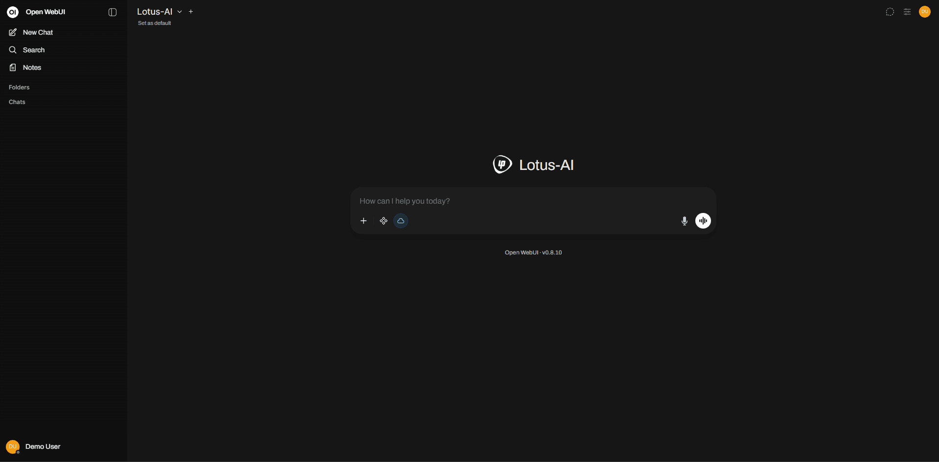 Lotus-AI assistant panel